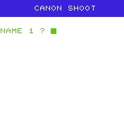 Cannonade / Cannon Shoot